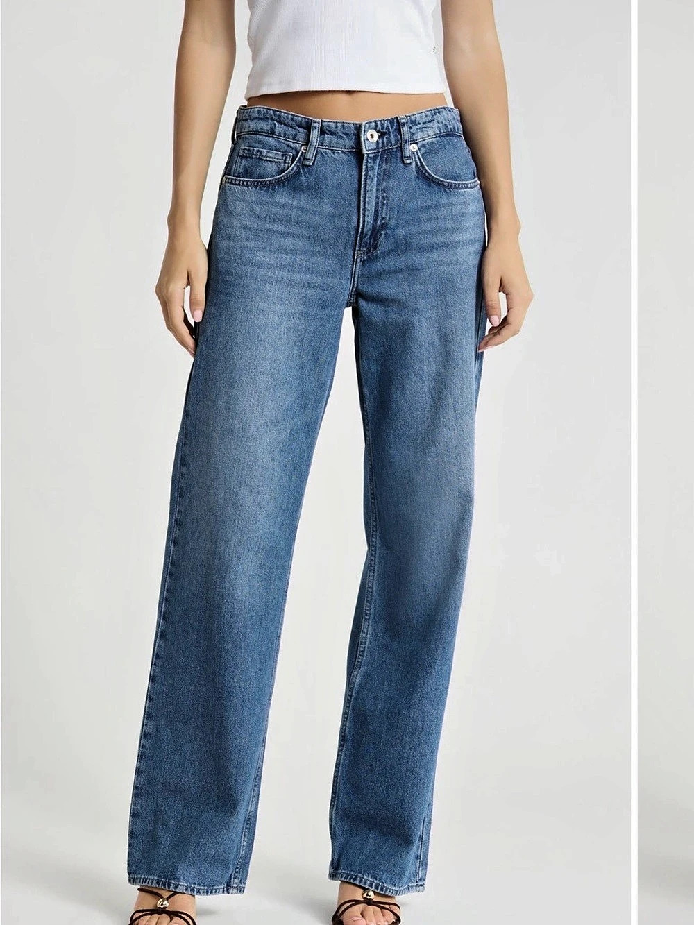 Rag & Bone Lori Mid Rise Jeans.